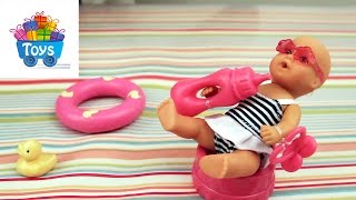 ПУПСИК МИНИ БЕБИ БОН С ПЛЯЖНЫМ НАБОРОМ SIMBS MINI NEW BORN BABY