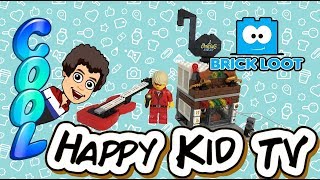 brick loot unboxing - Music Shop theme - Happy Kid Tv