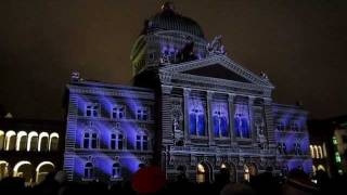 Bundeshaus Lightshow (Schweiz, Bern)