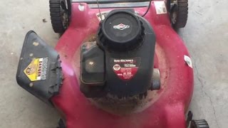 Yard Machine 500 series Mower -Thrift Find & Cold Start