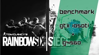 GTX 1050ti + G4560 - Rainbow Six: Siege ‹ GamerPC › BR