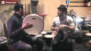 Duo Darbuka Black Remo Cleartone / Duff Gawharet El Fan