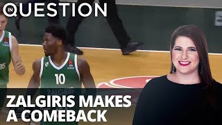 Zalgiris makes a mid-game comeback in Euroleague basketball