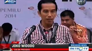 Pidato Jokowi Saat Penentuan Nomor Urut Pilpres di KPU