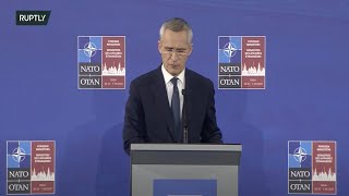 LIVE: Stoltenberg holds presser following first day of NATO Ministers of Foreign Affairs meetings