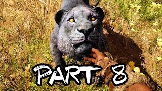 Far Cry Primal Gameplay Walkthrough Part 8 - RARE BLACK LION!! (PS4 1080p HD)