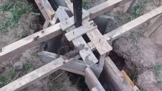 Супер опалубка под фундамент забора! Без комментариев!