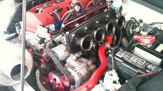 HONDA S2000 F20C Kαi : K-Tech tuned engine with TODA ITB ( NA 294HP 29.2kg/m :  Rebirth and Dyno )