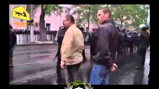 Срочно!! Сегодня беркут в Одессе сложил щиты и покинул место оцепления
