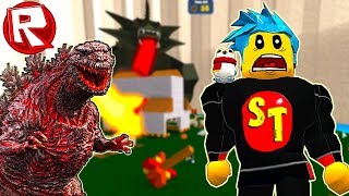 Роблокс симулятор выживания. Я ПРОТИВ ОГРОМНОГО МОНСТРА | ROBLOX по русски.