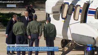 Salutació militar a la família Franco