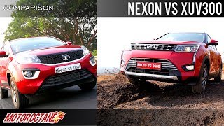 Mahindra XUV300 vs Tata Nexon Comparison | Hindi | MotorOctane