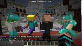 Обзор PVP сервера Minecraft 1.8 c бронёй бога #1