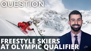 WATCH: Freestyle skiers shred superpipe at Olympic qualifier
