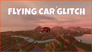ROBLOX JAILBREAK FLYING CAR GLITCH! [ROBLOX JAILBREAK GLITCH]
