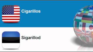 Learn Estonian = Topic = Tobacco goods