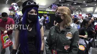USA: Cosplayers 'excited' to attend San Diego Comic-Con Special Edition