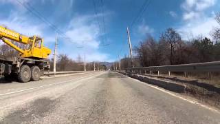 DRIVING CAR IN CRIMEA FROM ALUSHTA TO SIMFEROPOL