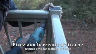 FRANCAIS - Installation du système de rampe Kool-Ray - Système pre-assemblé