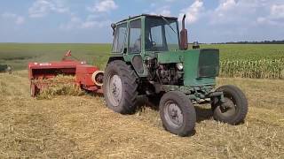 ЮМЗ-6АКЛ и тюкопрес Sipma Z-224/1