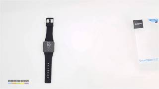 4076673 Умные часы Sony SmartWatch 2 с каучуковым ремешком (черный)