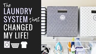 The Laundry System that Changed my Life! (Minimalist Family Life)