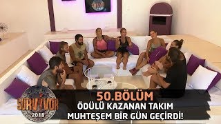 Ödülü kazanan takım keyifli bir gün geçirdi!  | 50. Bölüm | Survivor 2018
