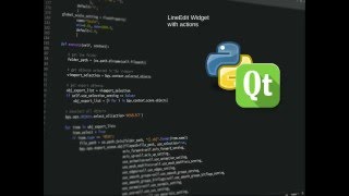 PyQt5 Lesson 7 LineEdit with actions