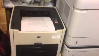 HP 1320 duplex mono printer speed demo (for sale)
