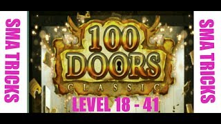 100 DOORS CLASSIC LEVEL 18 TO 41 GAME TRICKS PLAY