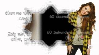 Miley Cyrus *-* Учим слова песни№1