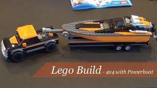 Lego City 4x4 With Powerboat Set #60085 - Unboxing and Build