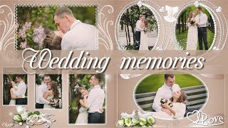 Свадебные воспоминания | Wedding memories | Free project for ProShow Producer