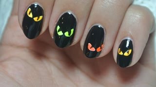 Somebody's Watchin' Me! Nail Art Tutorial