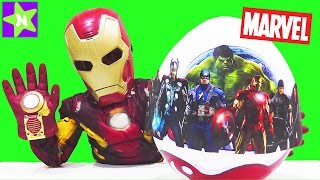 Marvel 2017. Большое яйцо Марвел GIANT EGG SURPRISE Hulk, Captain America, Weeble качается