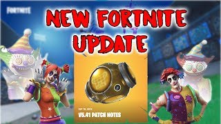 NEW FORTNITE UPDATE (V5.41 PATCH NOTES) #SilverRC