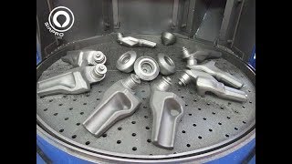 Blasting machine DA1200 in Russia, Дробеметная установка с вращающимся столом для российского рынка