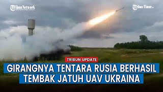 Detik-detik Strela-10 Rusia Tembak Jatuh UAV Ukraina Hingga Hancur Lebur