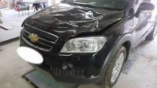 chevrolet captiva - кузовной ремонт, покраска капота, крыльев, бампера и полировка