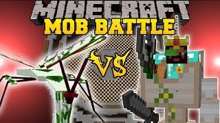 MANTIS VS DWARF ENGINEER - Minecraft Mob Battles - OreSpawn and Better Dungeons Mods