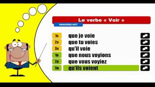 Wie das Verb Voir konjugieren # Subjonctif Présent