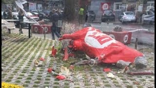 Громят офис Балашова и раскрашенную корову