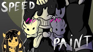 Bendy and Alice angel [SPEEDPAINT]