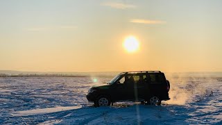 Зимняя прогулка Патриота АКПП и Subaru 4WD