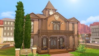 STRANGERVILLE TOWN HALL // The Sims 4: Speed Build