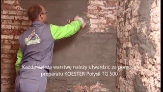 Uszczelnienie piwnic od strony negatywnej, hydroizolacja mineralna