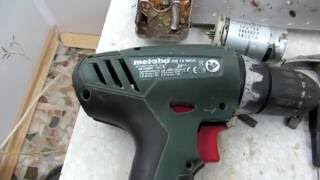 Замена щёток шуруповёрта metaba(makita)