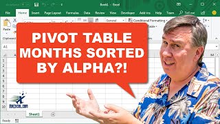 Excel Pivot Table Months Or Weekdays Are Alphabetical - 2482