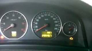 Opel Signum 2.2DTI cold start (Winter -21)