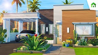 SINGLE MOM MICRO HOME ? | The Sims 4: Tiny Living | Speed Build
